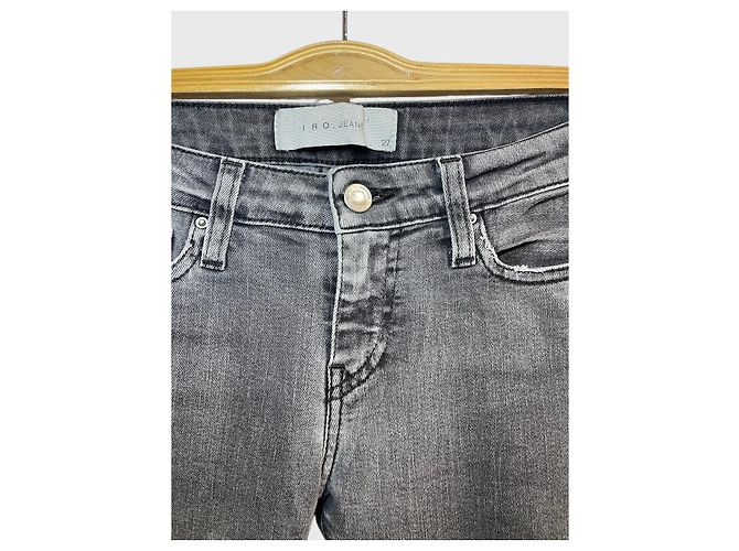 Vaqueros Slim Fit Iro Grises de Algodón Talla 27 - vista 5