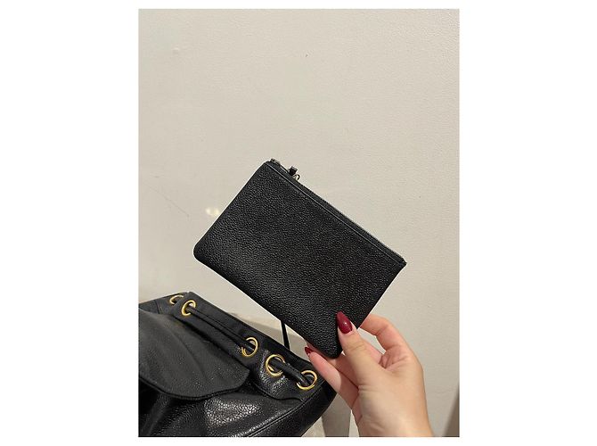Schwarzer Chanel Rucksack - Ansicht 10