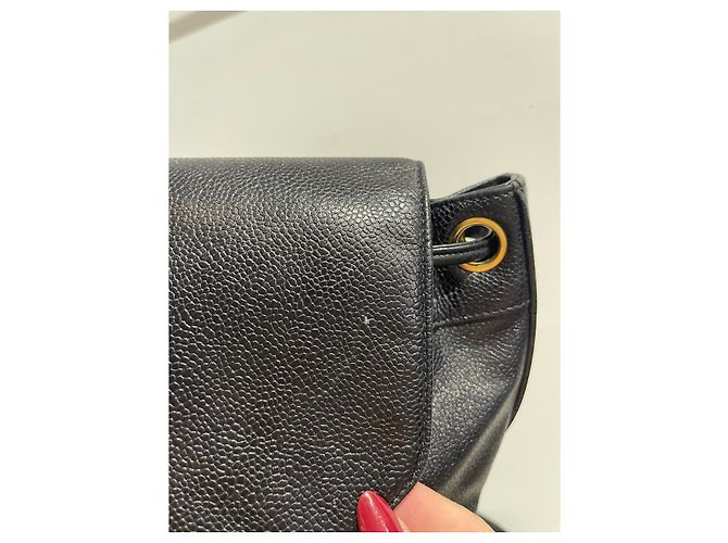 Schwarzer Chanel Rucksack - Ansicht 15
