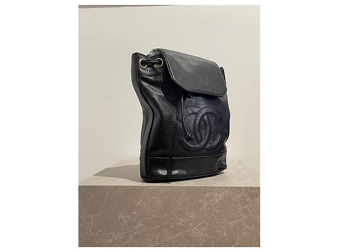 Schwarzer Chanel Rucksack - Ansicht 2