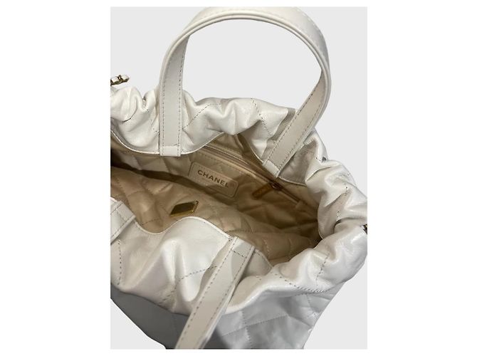 Chanel 22 Rucksack Weiß - Ansicht 11