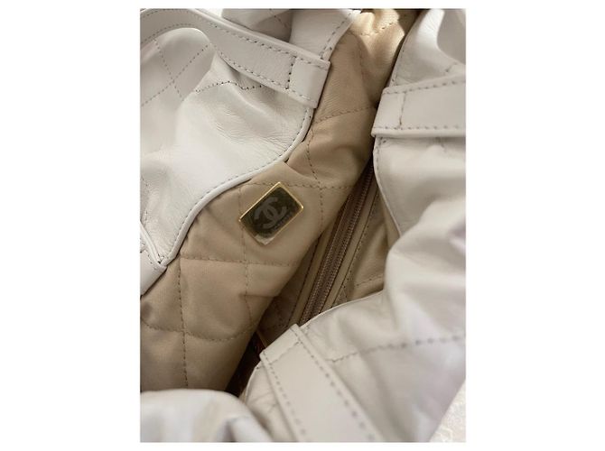Chanel 22 Rucksack Weiß - Ansicht 12