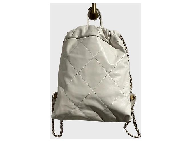 Chanel 22 Rucksack Weiß - Ansicht 6