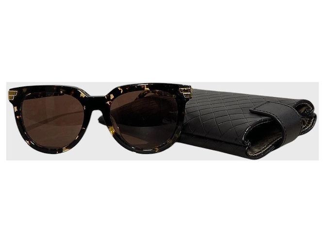 Gafas Bottega Veneta carey marrón Castaño - vista 2