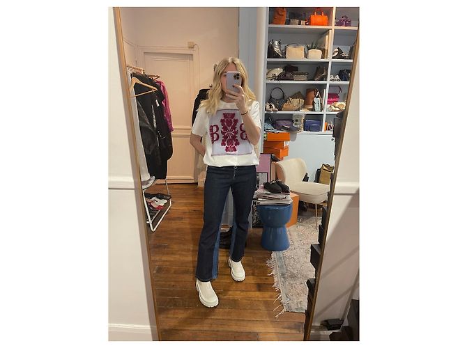 Courreges Jeans Courrèges blu T.40 - vista 2