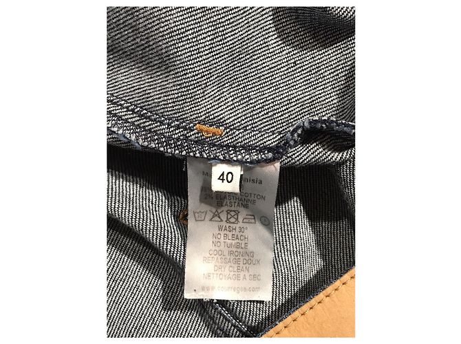 Courreges Jeans Courrèges blu T.40 - vista 7