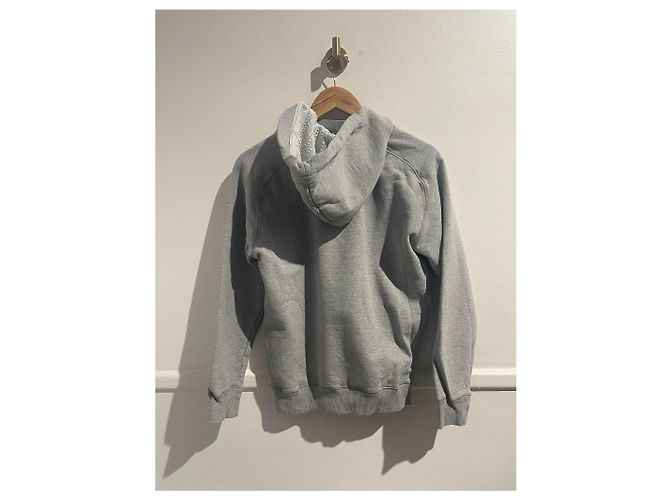 Autre Marque Dior Sweatshirt mit Kapuze grau Baumwolle - Ansicht 3