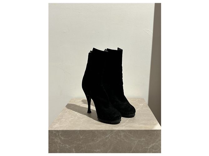 Botas Balenciaga negras T.37,5 Negro - vista 2