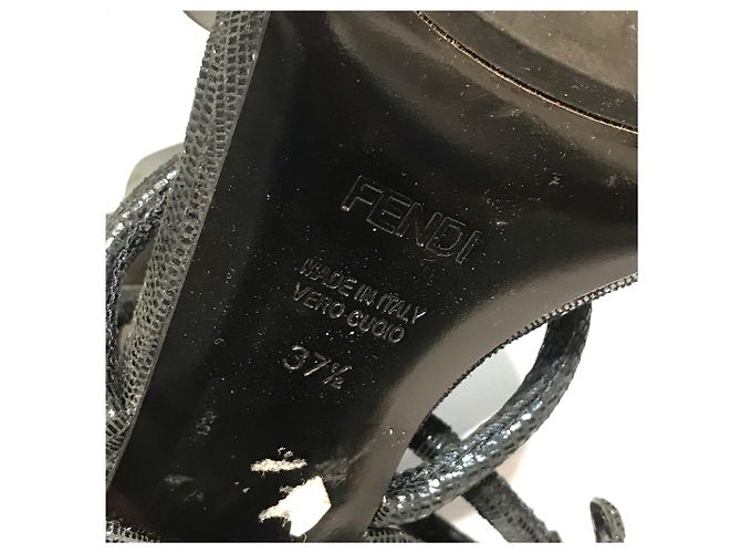 Sandali Fendi blu T.37,5 - vista 6