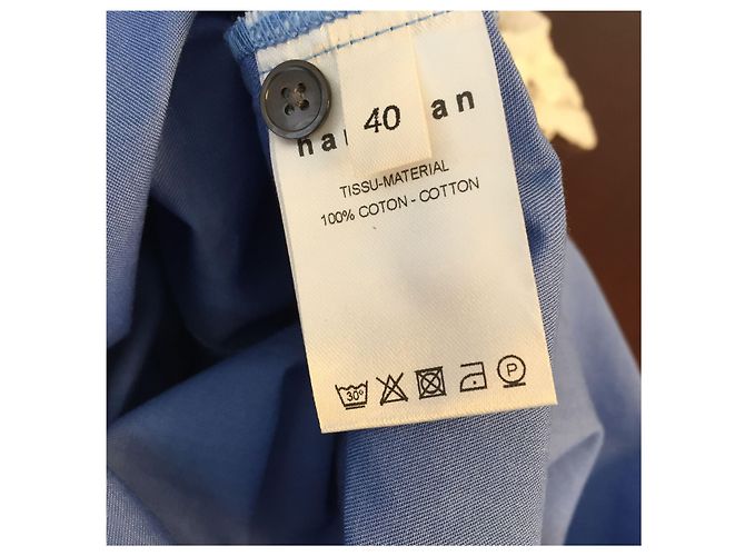 Autre Marque Camicia Hana San T.40 Blu - vista 7