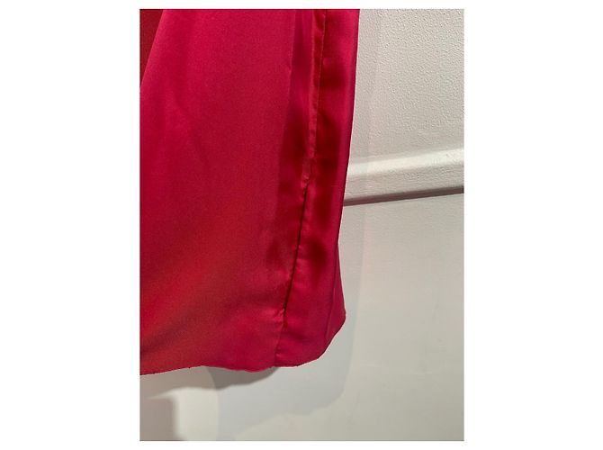 Marni Seidenbluse in Fuchsia Rosa ärmellos mit Rüschen Pink - Ansicht 4