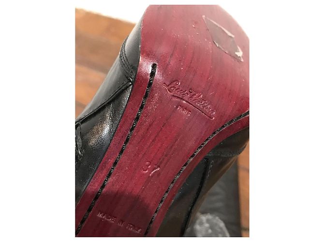 Botas Louis Vuitton T.37 Negro - vista 7