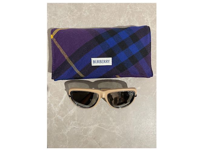 Burberry Blinker Sonnenbrille Beige - Ansicht 3