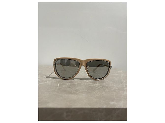 Burberry Blinker Sonnenbrille Beige - Ansicht 4