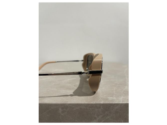 Burberry Blinker Sonnenbrille Beige - Ansicht 8