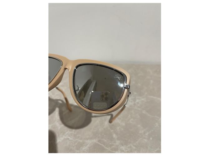 Burberry Blinker Sonnenbrille Beige - Ansicht 9