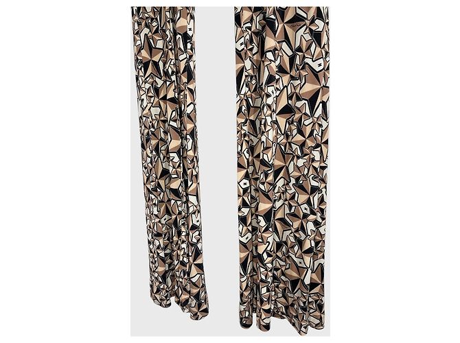 Elisabetta Franchi Pantalones Elisabeth Franchi T.36 Beige - vista 2