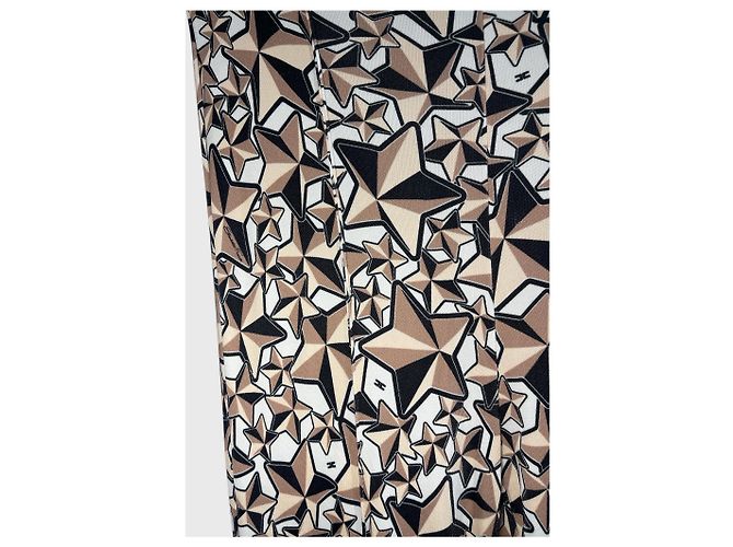 Elisabetta Franchi Pantalones Elisabeth Franchi T.36 Beige - vista 3