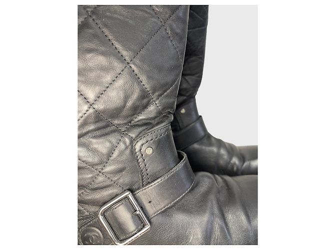 Stivali Chanel neri T.40 Nero - vista 11