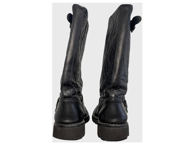 Stivali Chanel neri T.40 Nero - vista 6
