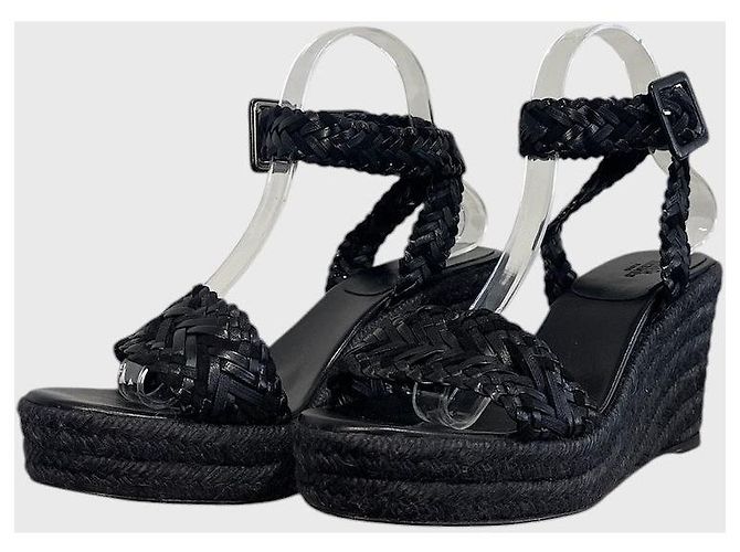 Hermès Sandalen schwarz T.40 - Ansicht 3