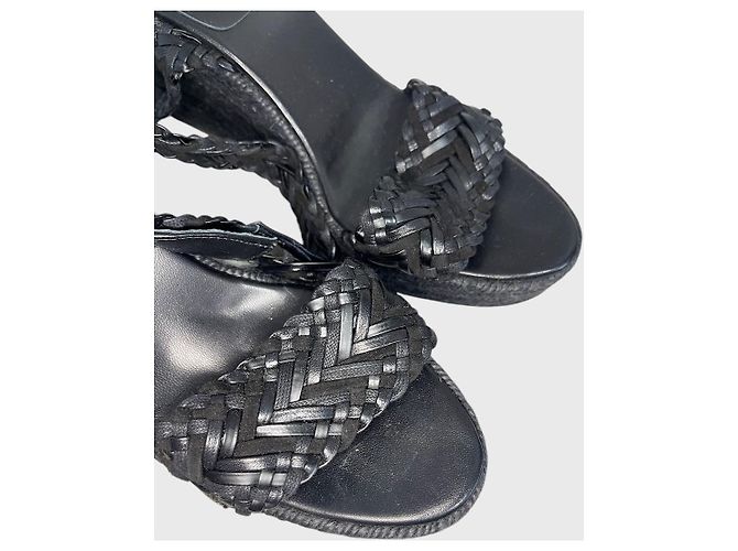 Hermès Sandalen schwarz T.40 - Ansicht 4