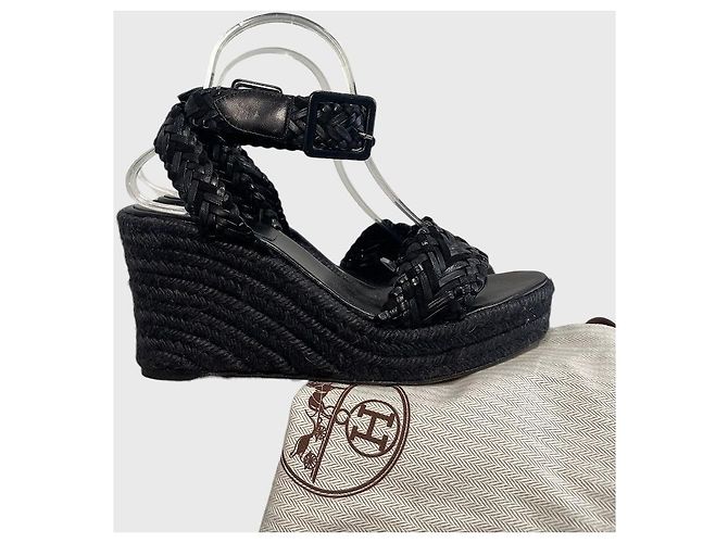 Hermès Sandalen schwarz T.40 - Ansicht 9