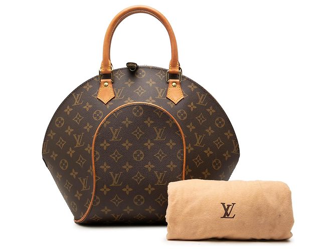 Louis Vuitton Monogram Ellipse MM Handtasche Braun - Ansicht 9