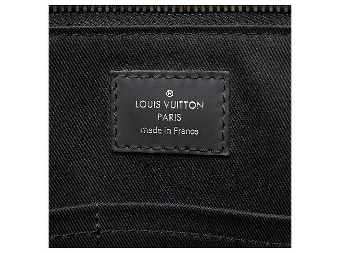 Borsa Business Louis Vuitton Damier Graphite Porte Documents Jour Nera Nero - vista 5