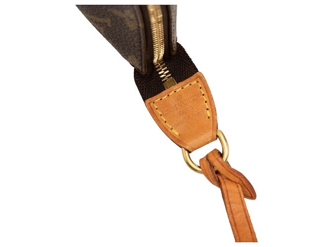 Bolso de hombro Louis Vuitton Monogram Pochette Accessoires Marrón Castaño - vista 5
