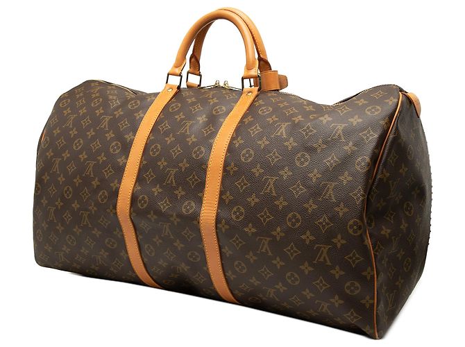 Borsa da viaggio Louis Vuitton Monogram Keepall 60 Marrone - vista 2