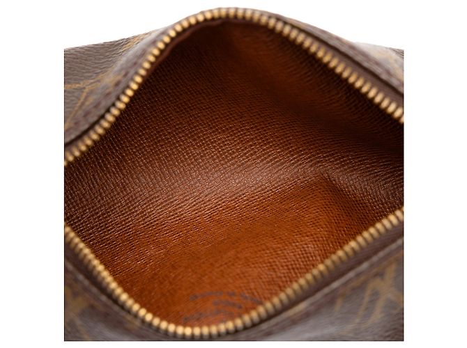 Bolso de mano Louis Vuitton Monogram Papillon Pochette Marrón Castaño - vista 4