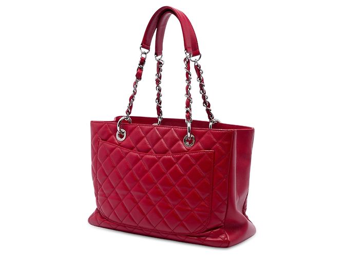 Borsa Grand Shopping Tote Chanel Caviar Rossa Rosso - vista 2