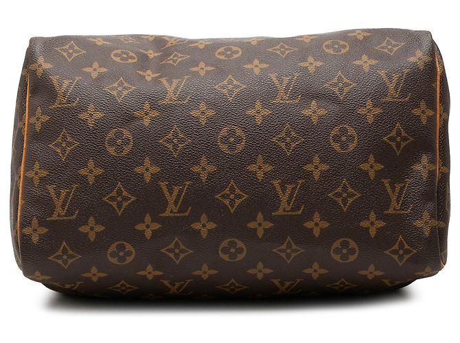 Borsa Boston Louis Vuitton Monogram Speedy 30 Marrone - vista 3