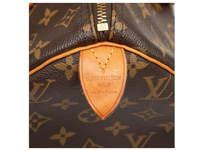 Borsa Boston Louis Vuitton Monogram Speedy 30 Marrone - vista 5