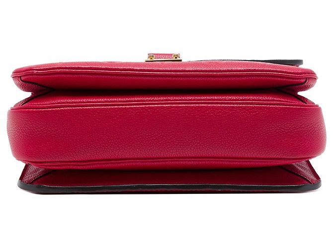 Borsa Satchel Pochette Metis Louis Vuitton Monogram Empreinte Rossa Rosso - vista 3