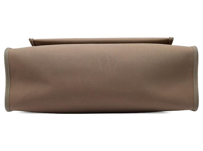 Borsa Hermès Toile Herbag Zip 31 Marrone - vista 3
