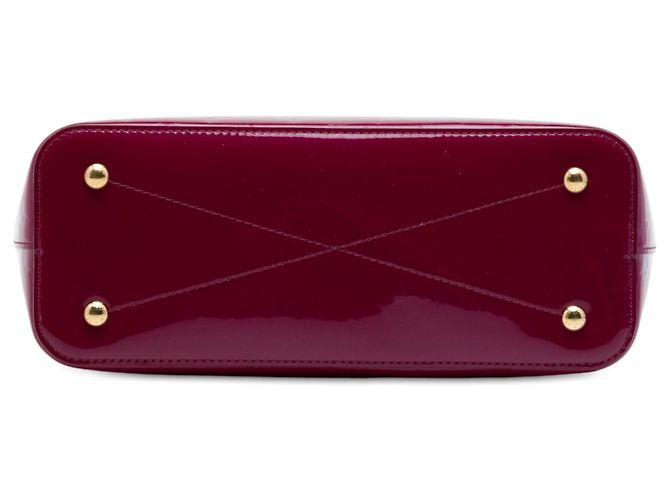 Borsa a tracolla Louis Vuitton Monogram Vernis Long Beach PM Viola Porpora - vista 3