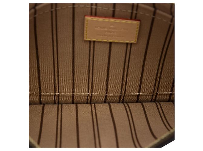 Louis Vuitton Monogram Neverfull MM Täschchen Braun - Ansicht 4