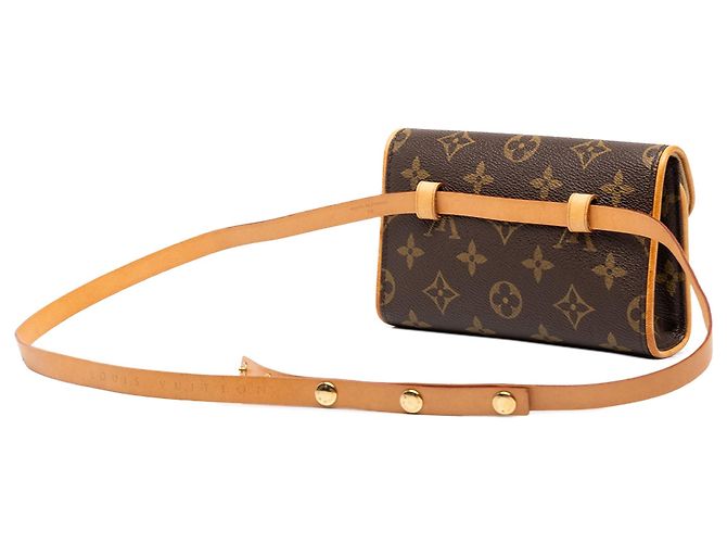 Louis Vuitton Monogram Pochette Florentine Gürteltasche Braun - Ansicht 2