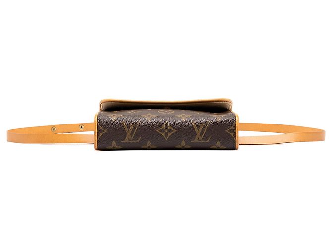 Louis Vuitton Monogram Pochette Florentine Gürteltasche Braun - Ansicht 3
