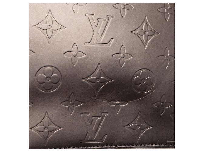 Borsa Tote Louis Vuitton Monogram Mat Wilwood Grigia Grigio - vista 7