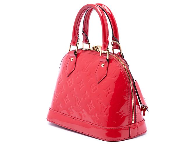 Bolso Louis Vuitton Monogram Vernis Alma BB rojo Roja - vista 2