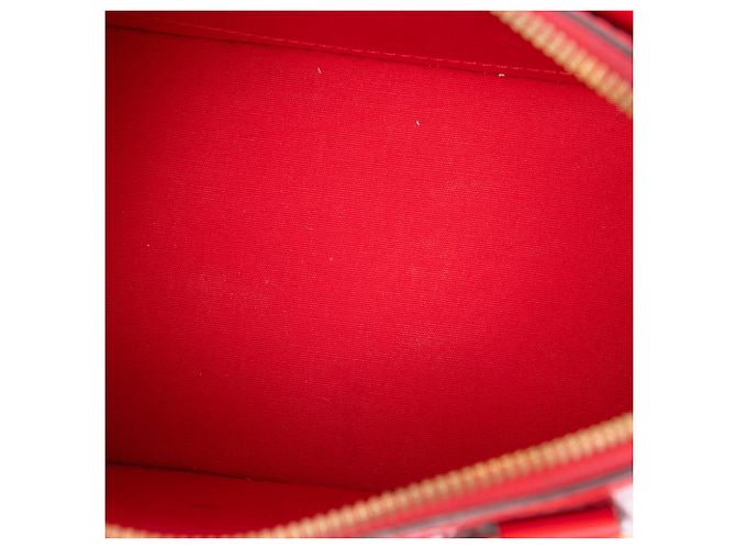 Bolso Louis Vuitton Monogram Vernis Alma BB rojo Roja - vista 4