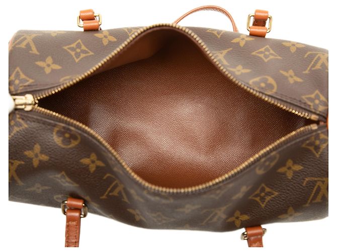 Bolso de mano Louis Vuitton Monogram Papillon 26 Marrón Castaño - vista 4