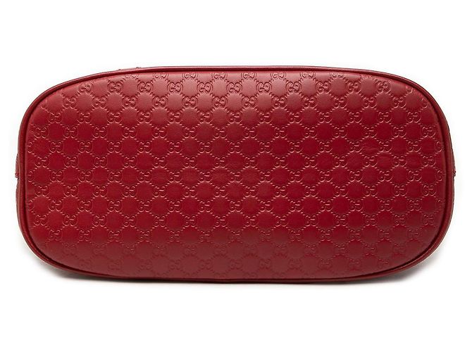 Borsa Dome Mini Microguccissima Gucci rossa Rosso - vista 3