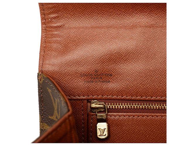 Borsa a pochette Louis Vuitton Monogram Pochette Dame GM marrone - vista 5