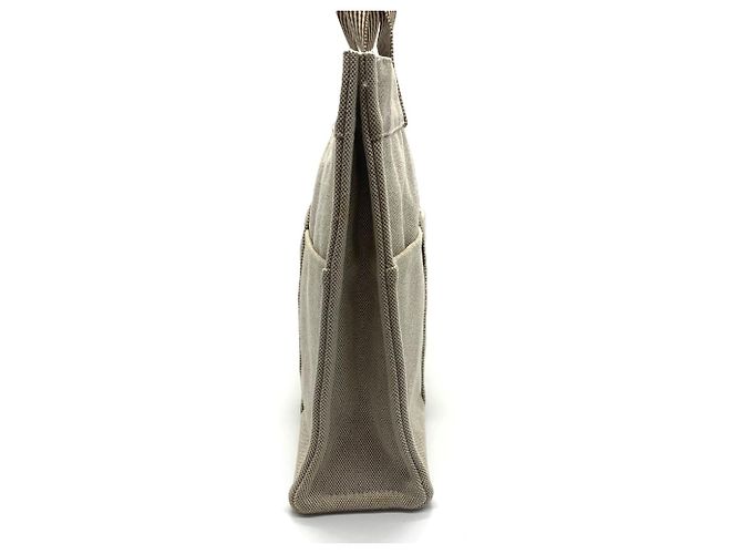 Hermès Bolso Fourre-Tout MM Hermes New Castaño Beige - vista 3