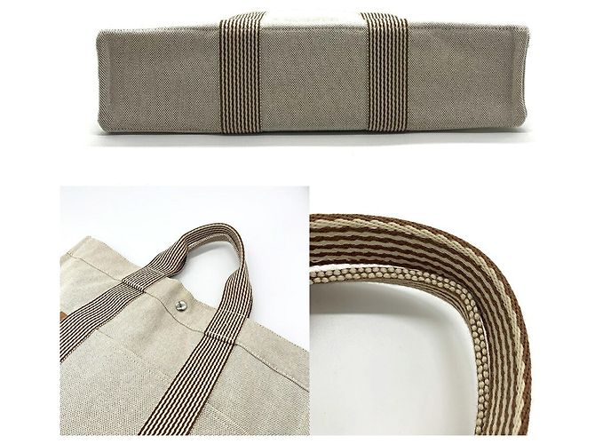 Hermès Bolso Fourre-Tout MM Hermes New Castaño Beige - vista 6