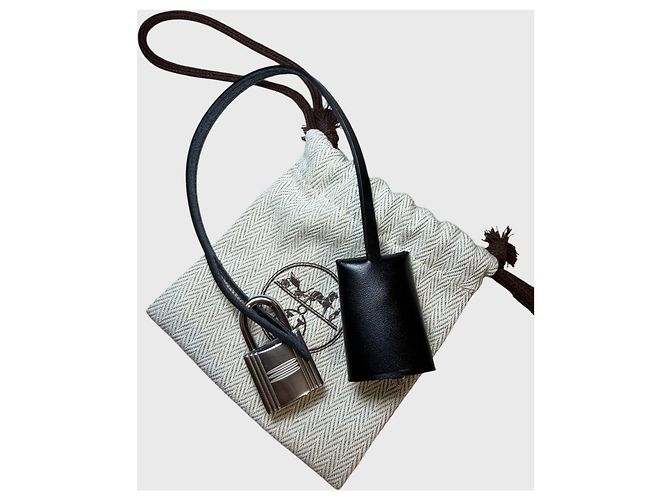 Borsa Hermès Herbag 31 Blu in Pelle - vista 14
